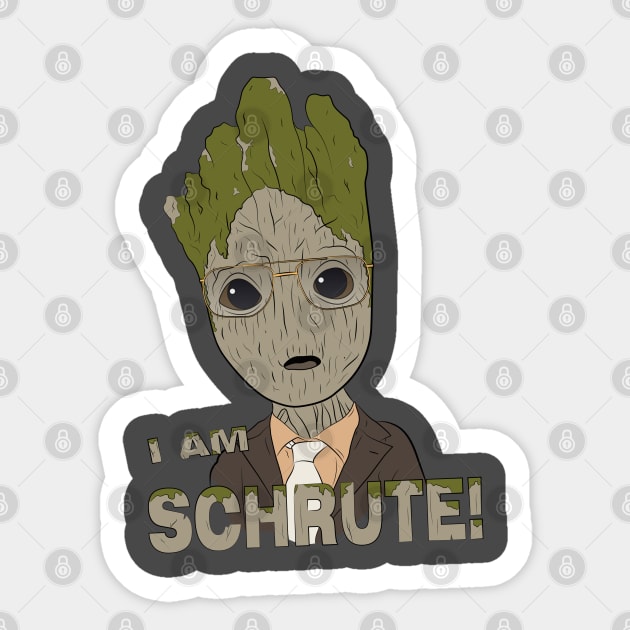 Dwight Groot Sticker by N3rdDesignStudios